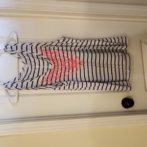 Lilly Pulitzer graphic/embroidered tank